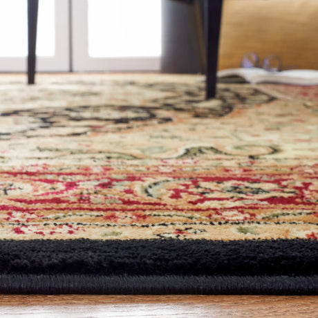 Safavieh Lyndhurst 4'-0" x 6'-0" Rug in Black / Red