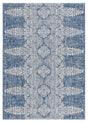 Safavieh Courtyard 5'-3" x 7'-7" Rug in Navy / Grey
