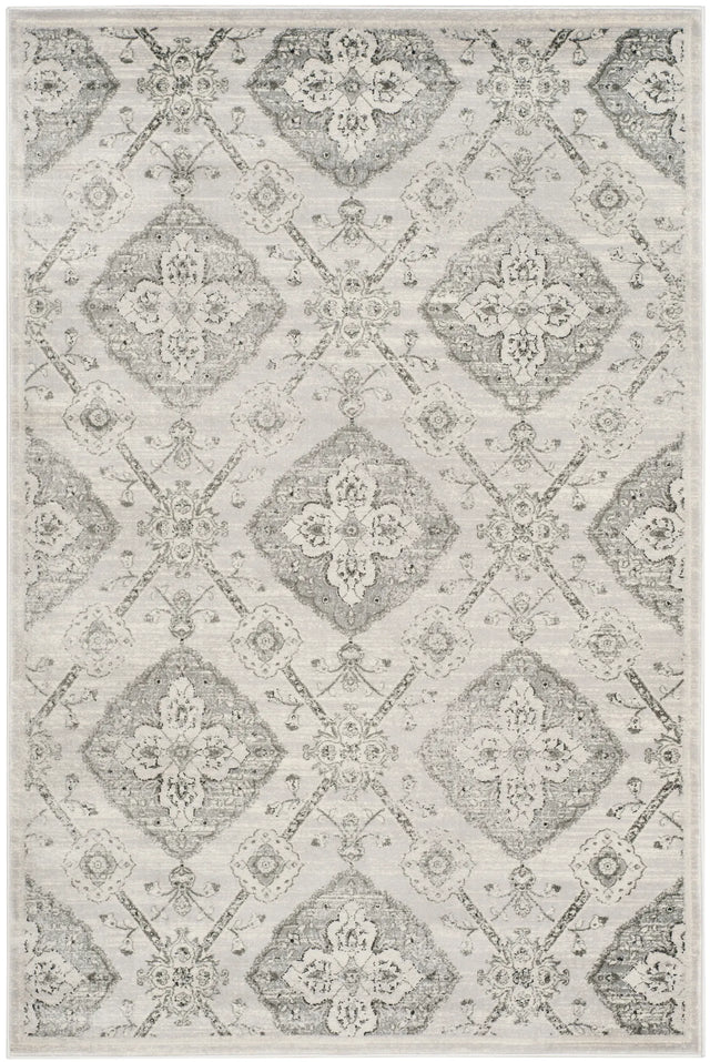 Safavieh Carnegie 4'-0" x 6'-0" Rug in Silver / Grey