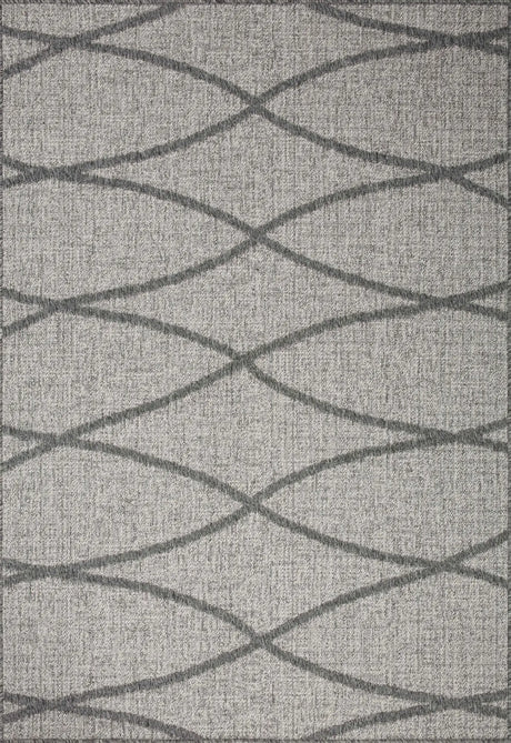 Loloi Rainier Rai-07 Dove/Grey Rug - main flat