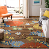 Safavieh Soho 9'-6" x 13'-6" Rug in Brown / Multi