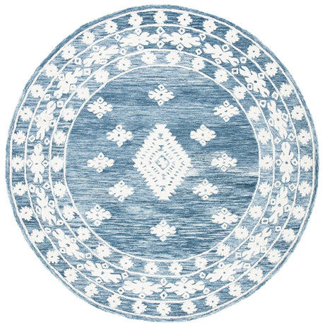 Safavieh Aspen 7'-0" x 7'-0" Rug in Navy / Ivory