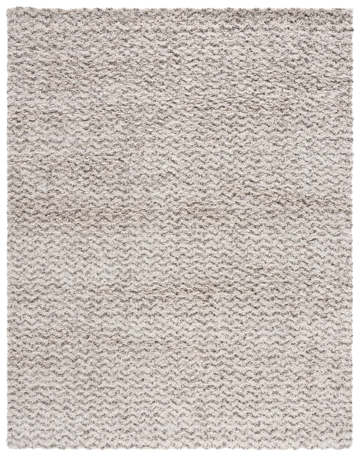 Safavieh Hudson Shag 10'-0" x 14'-0" Rug in Ivory / Grey