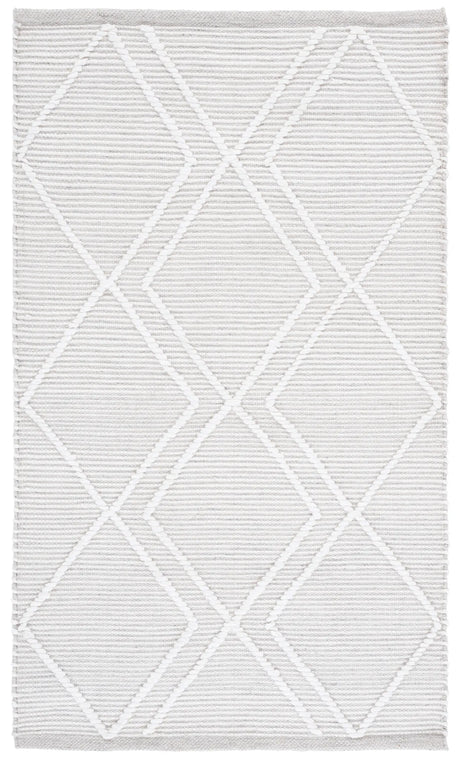 Safavieh Kilim 3'-0" x 5'-0" Rug in Light Grey / Ivory