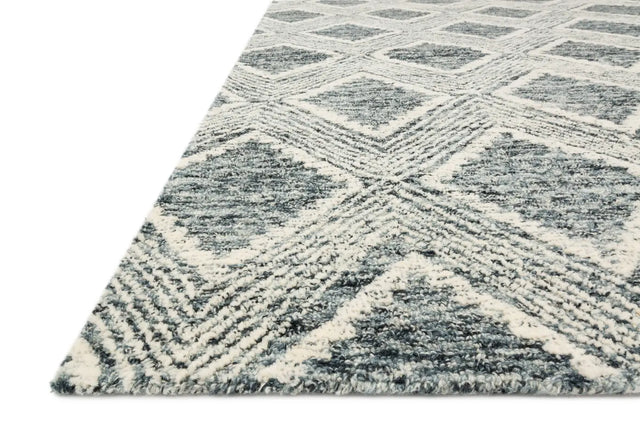 Loloi Kopa Ko-07 Ink/Ivory Rug - rug corner