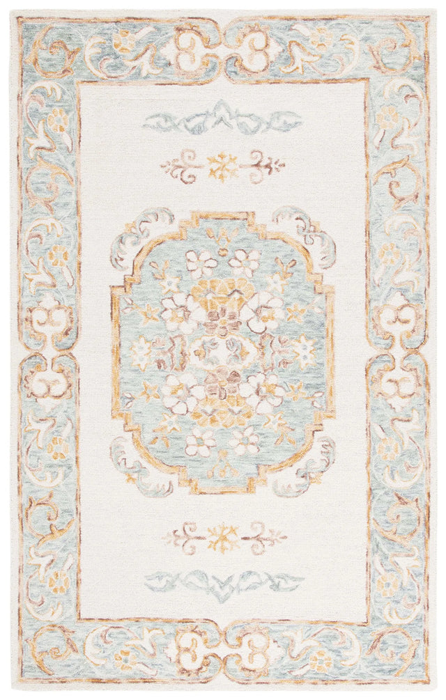 Safavieh Aspen 4'-0" x 6'-0" Rug in Ivory / Light Grey