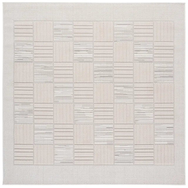 Safavieh Veranda 6'-7" x 6'-7" Rug in Ivory / Beige
