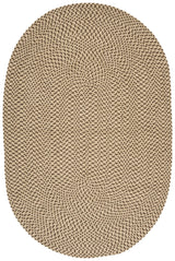 Safavieh Braided 4'-0" x 6'-0" Rug in Beige / Brown