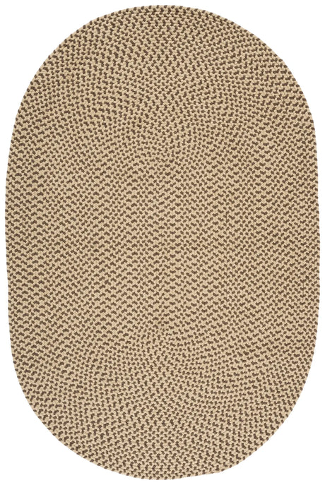 Safavieh Braided 4'-0" x 6'-0" Rug in Beige / Brown