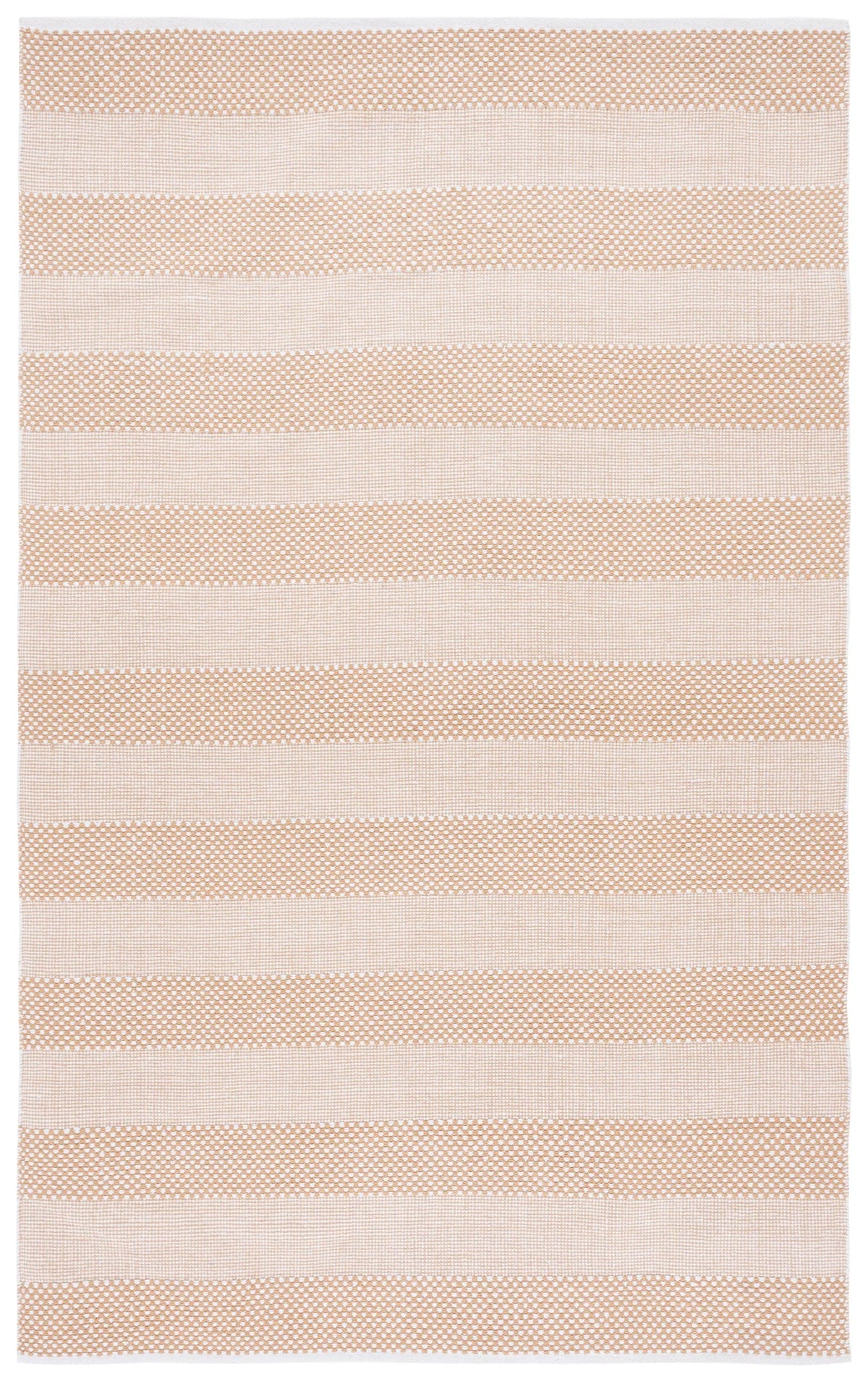 Safavieh Striped Kilim 4'-0" x 6'-0" Rug in Ivory / Gold