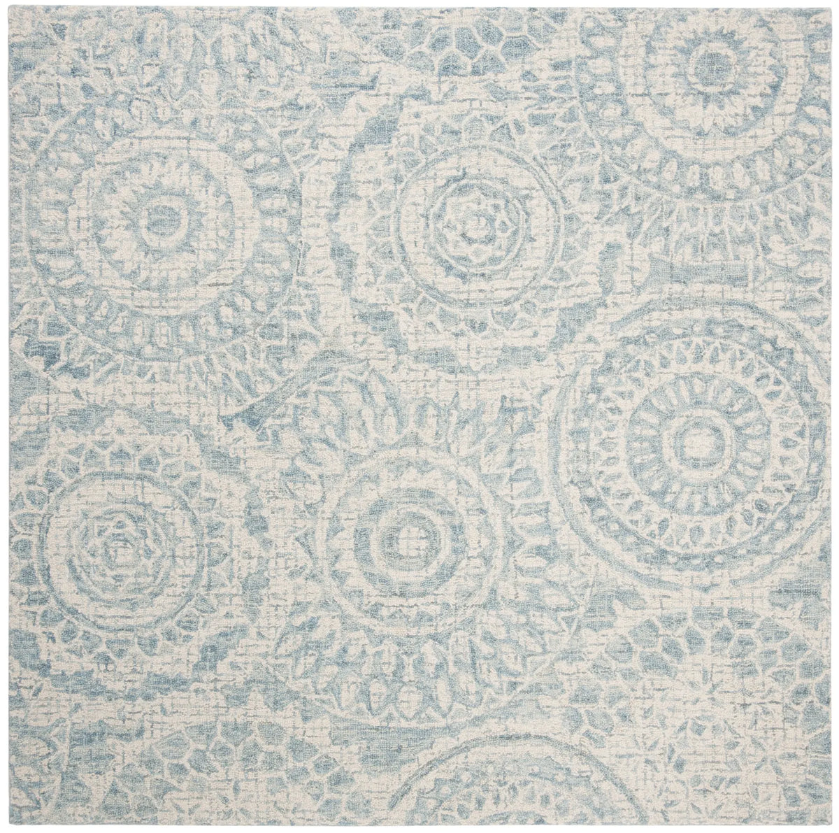 Safavieh Abstract 6'-0" x 6'-0" Rug in Ivory / Blue