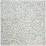 Safavieh Abstract 6'-0" x 6'-0" Rug in Ivory / Blue