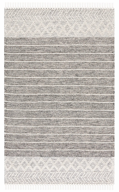 Safavieh Vermont 4'-0" x 6'-0" Rug in Black / Ivory