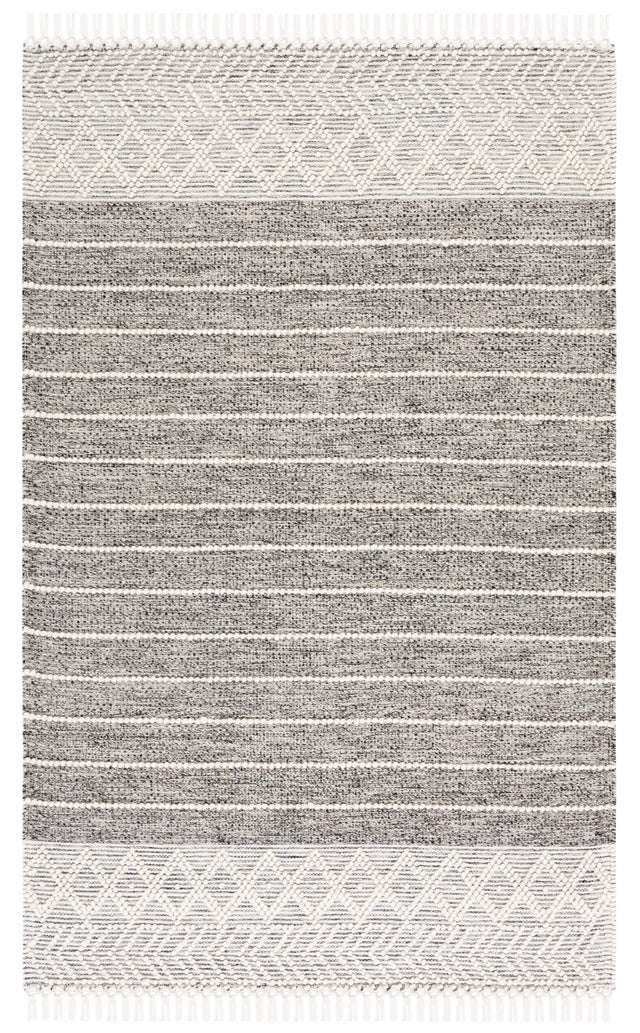 Safavieh Vermont 4'-0" x 6'-0" Rug in Black / Ivory