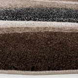Safavieh Hollywood 6'-7" x 6'-7" Rug in Brown / Ivory