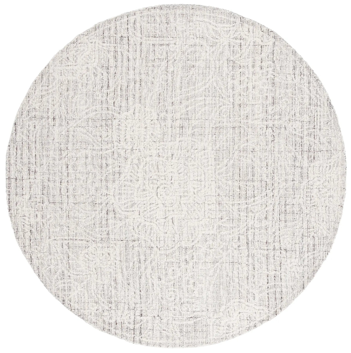 Safavieh Ebony 6'-0" x 6'-0" Rug in Grey / Ivory