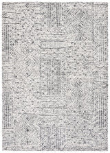 Safavieh Abstract 4'-0" x 6'-0" Rug in Black / Ivory