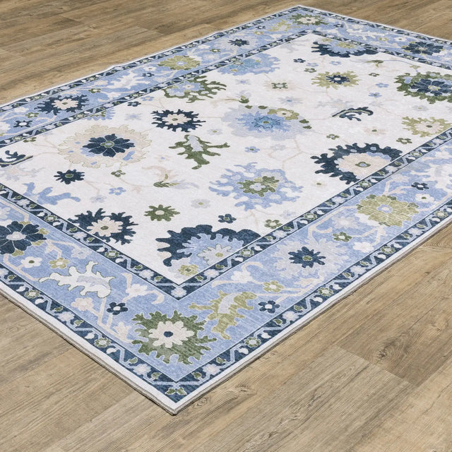 Oriental Weavers Sphinx Addison ADD05 Green Rugs - angle detail