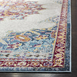 Safavieh Aria 4'-0" x 6'-0" Rug in Ivory / Navy