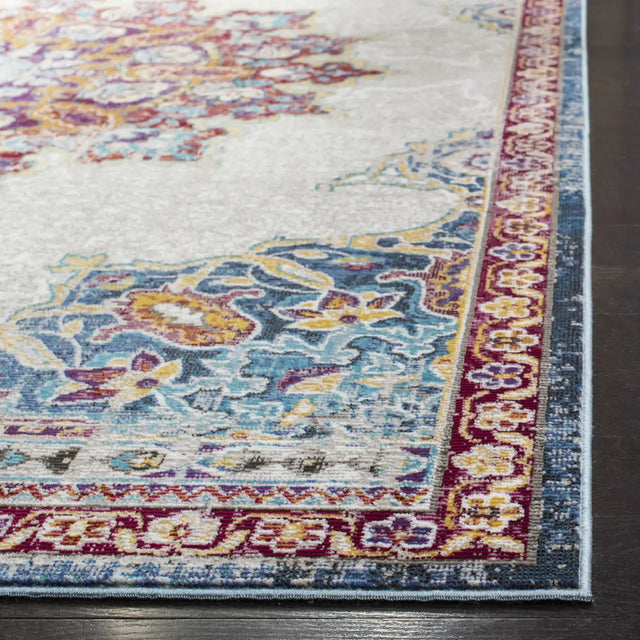 Safavieh Aria 4'-0" x 6'-0" Rug in Ivory / Navy
