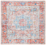 Safavieh Saffron 6'-0" x 6'-0" Rug in Rust / Blue