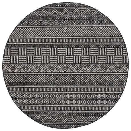 Safavieh Beach House 6'-7" x 6'-7" Rug in Charcoal / Grey