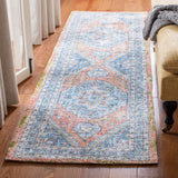 Safavieh Saffron 2'-3" x 8'-0" Rug in Blue / Rust