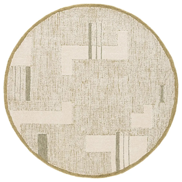 Safavieh Harvest 6'-0" x 6'-0" Rug in Green / Ivory