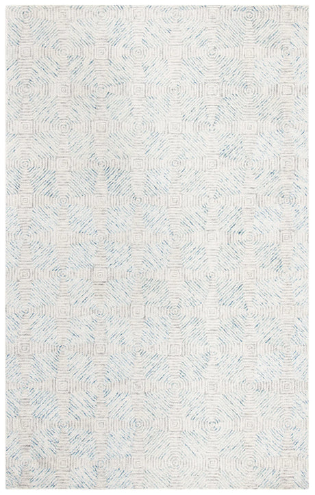 Safavieh Abstract 4'-0" x 6'-0" Rug in Ivory / Light Blue