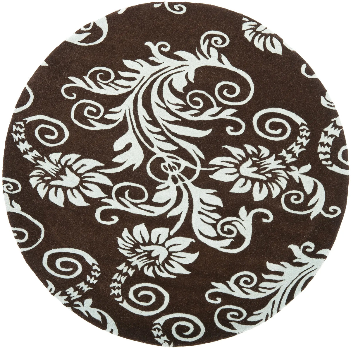 Safavieh Soho 6'-0" x 6'-0" Rug in Brown / Blue