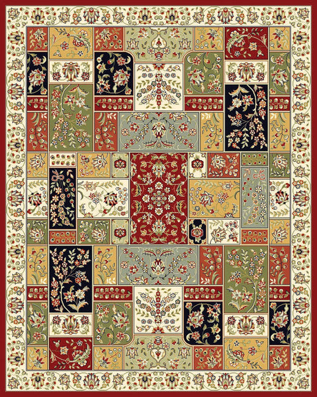 Safavieh Lyndhurst 10'-0" x 14'-0" Rug in Multi / Ivory