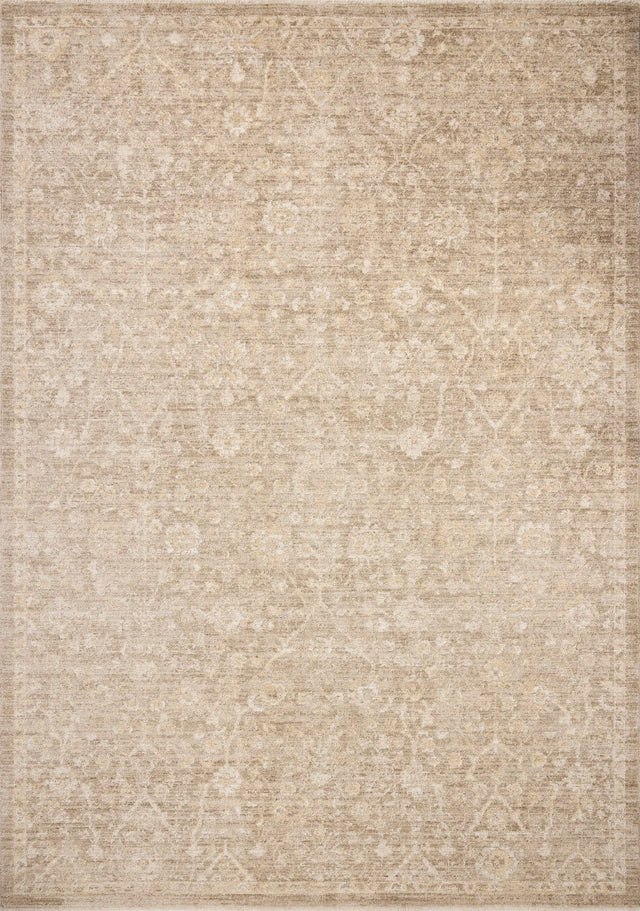 Chris Loves Julia x Loloi Palma PLM-01 Bark / Natural Rug - main flat
