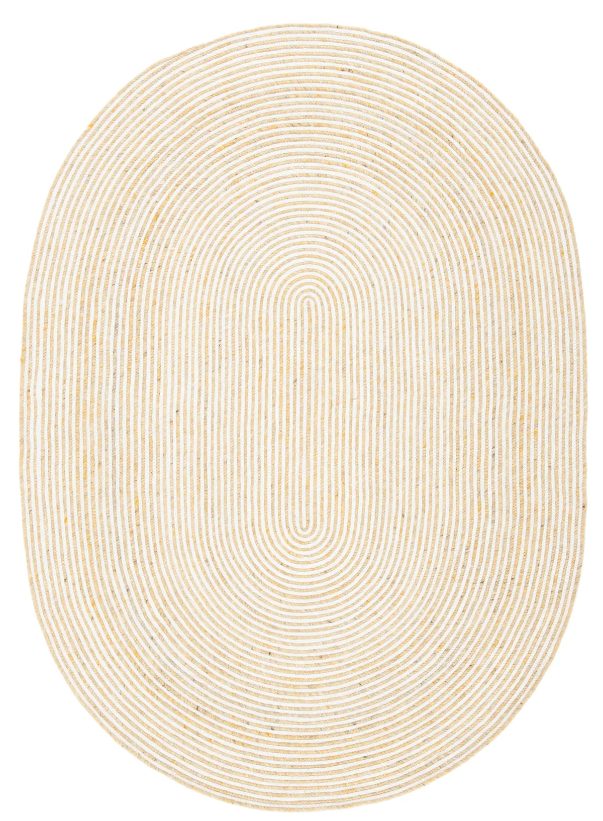 Safavieh Braided 5'-0" x 7'-0" Rug in Gold / Ivory