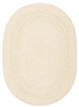 Safavieh Braided 5'-0" x 7'-0" Rug in Gold / Ivory