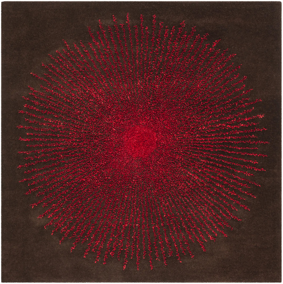 Safavieh Soho 6'-0" x 6'-0" Rug in Brown / Red