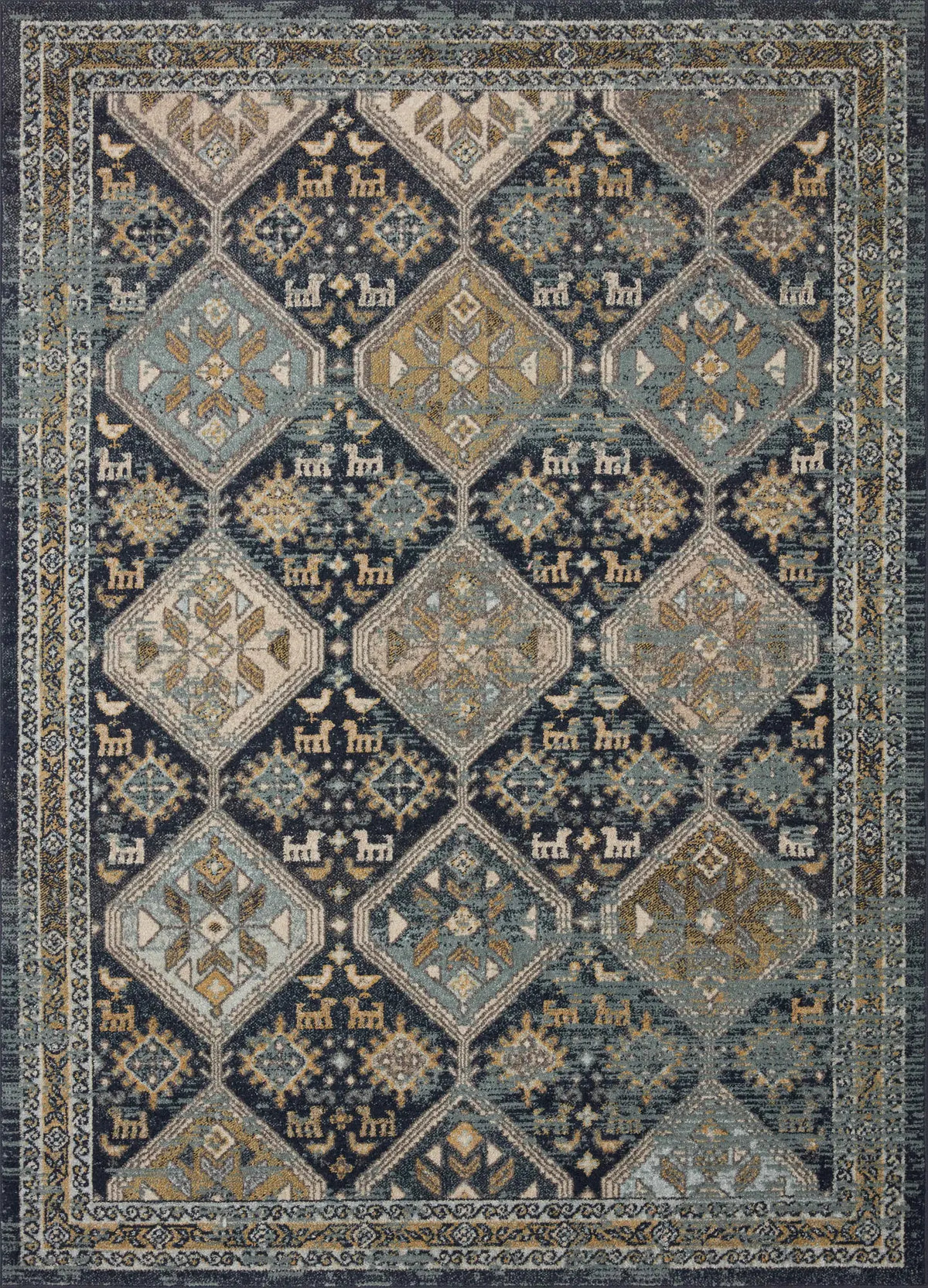 Loloi Jocelyn Joc-02 Navy/Blue Rugs - main flat