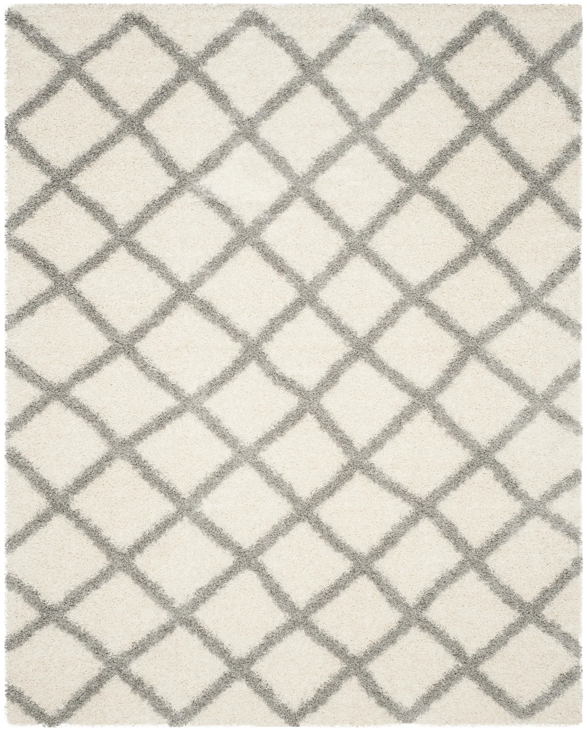 Safavieh Sgd-Dallas Shag 10'-0" x 14'-0" Rug in Ivory / Grey