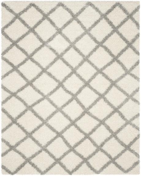 Safavieh Sgd-Dallas Shag 10'-0" x 14'-0" Rug in Ivory / Grey
