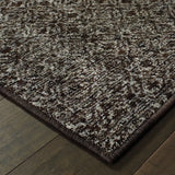 Oriental Weavers Sphinx Atlas 8048Q Black/Grey Rugs - corner detail