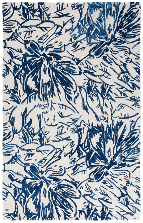 Safavieh Jardin 4'-0" x 6'-0" Rug in Ivory / Blue