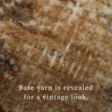 Loloi Heritage Her-02 Bark/Multi Rug - macro detail