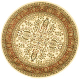 Safavieh Lyndhurst 5'-3" x 5'-3" Rug in Ivory / Rust