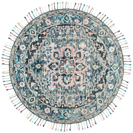 Safavieh Aspen 7'-0" x 7'-0" Rug in Pink / Blue