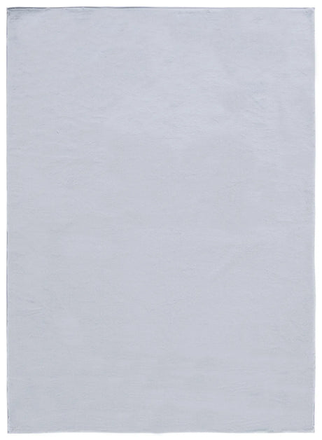 Safavieh Faux Rabbit Fur 5'-0" x 7'-0" Rug in Silver