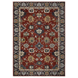 Oriental Weavers Sphinx ELIANA ELI12 Red Floral Rugs - main flat