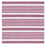 Safavieh Courtyard 6'-7" x 6'-7" Rug in Ivory / Red