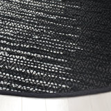 Safavieh Vintage Leather 6'-0" x 6'-0" Rug in Light Grey / Black
