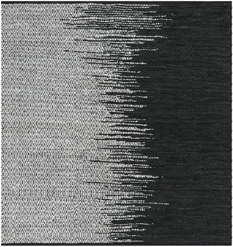 Safavieh Vintage Leather 6'-0" x 6'-0" Rug in Light Grey / Black