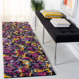 Safavieh Fiesta Shag 2'-3" x 8'-0" Rug in Lavander / Multi