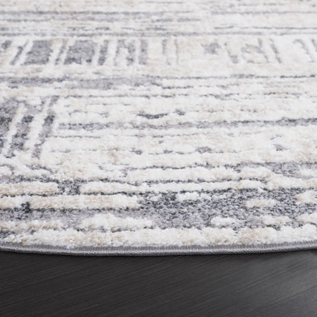 Safavieh Opal 6'-7" x 6'-7" Rug in Ivory / Dark Grey